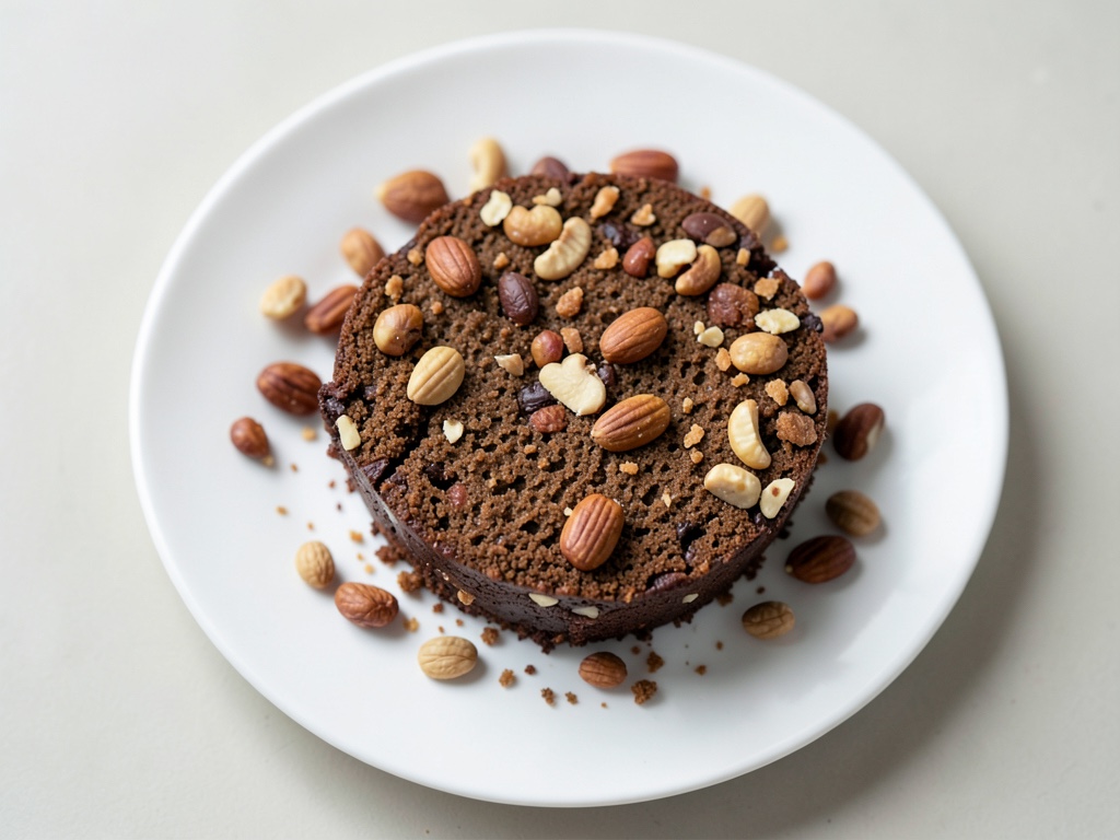 Saftiger veganer Schoko-Nuss-Kuchen