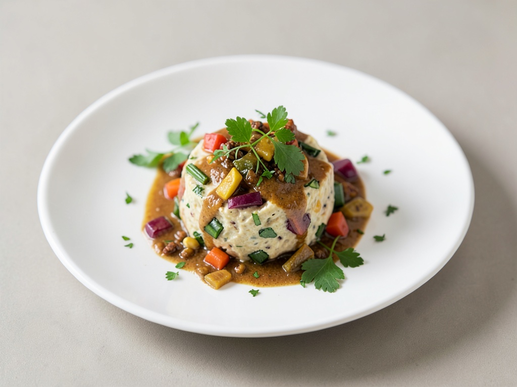 Zuppa di verdure vegana per intingere