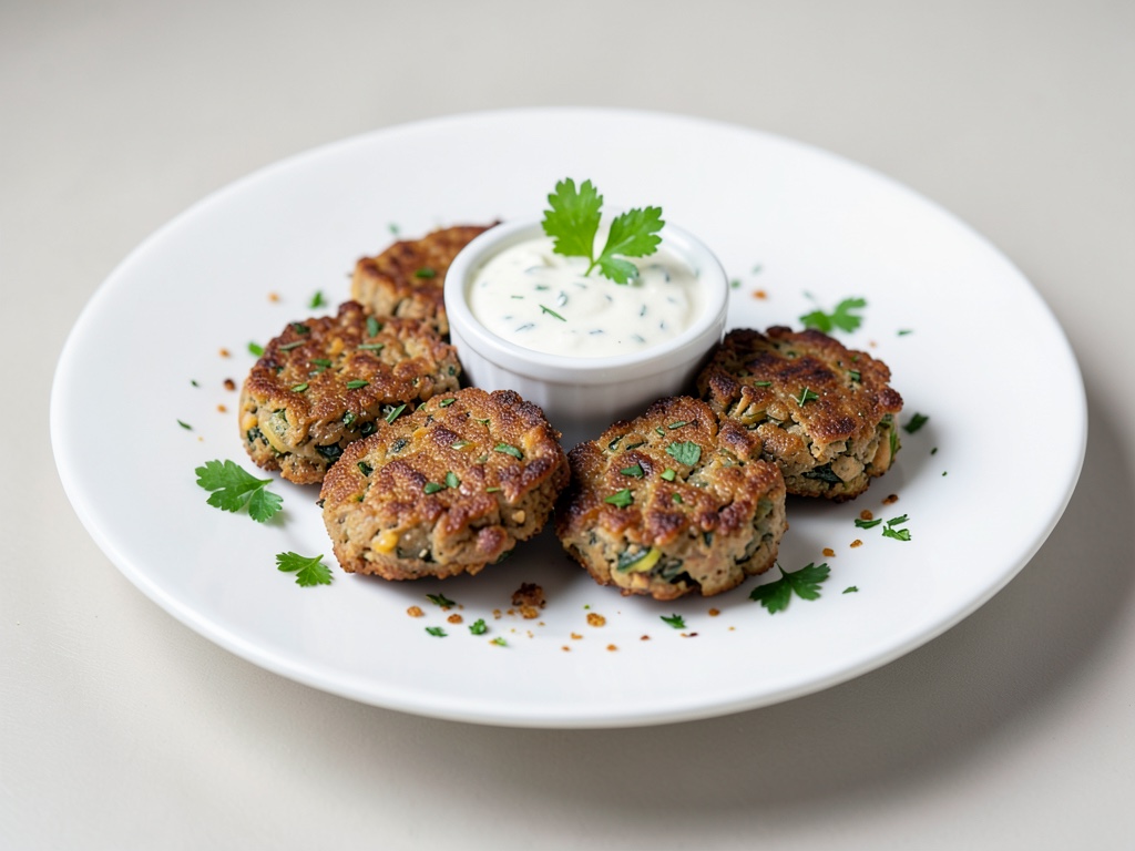 Bruschette vegetariane croccanti con yogurt e salsa