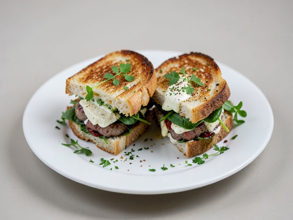 Sándwiches Club de Verduras con Queso de Cabra