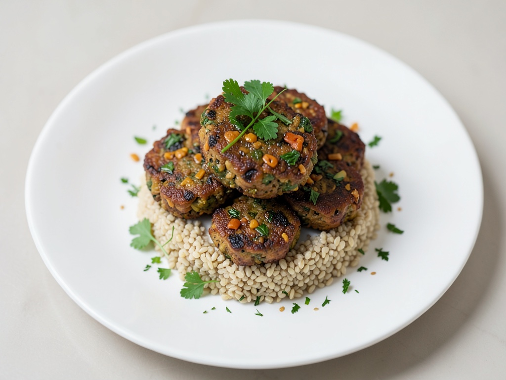 Polpette vegetariane croccanti con miglio