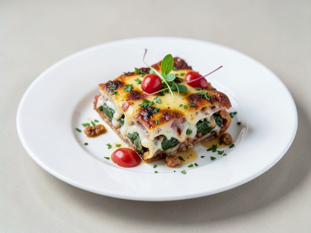 Smarte vegetarische Lasagne
