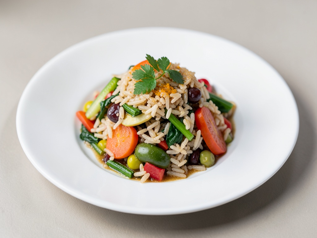 Allegra insalata di riso e verdure