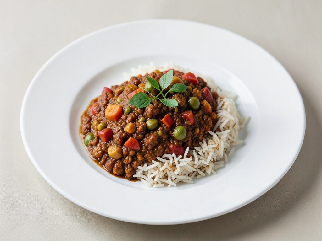 Chili végétarien réconfortant avec riz
