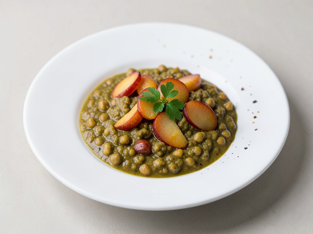Curry di ceci vegetariano con albicocche