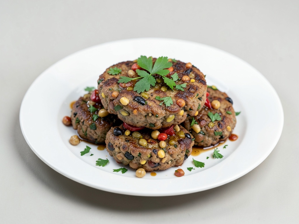 Hamburger vegetariani con polpette di fagioli