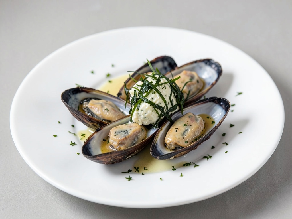 Venusmuscheln mit Algenbutter
