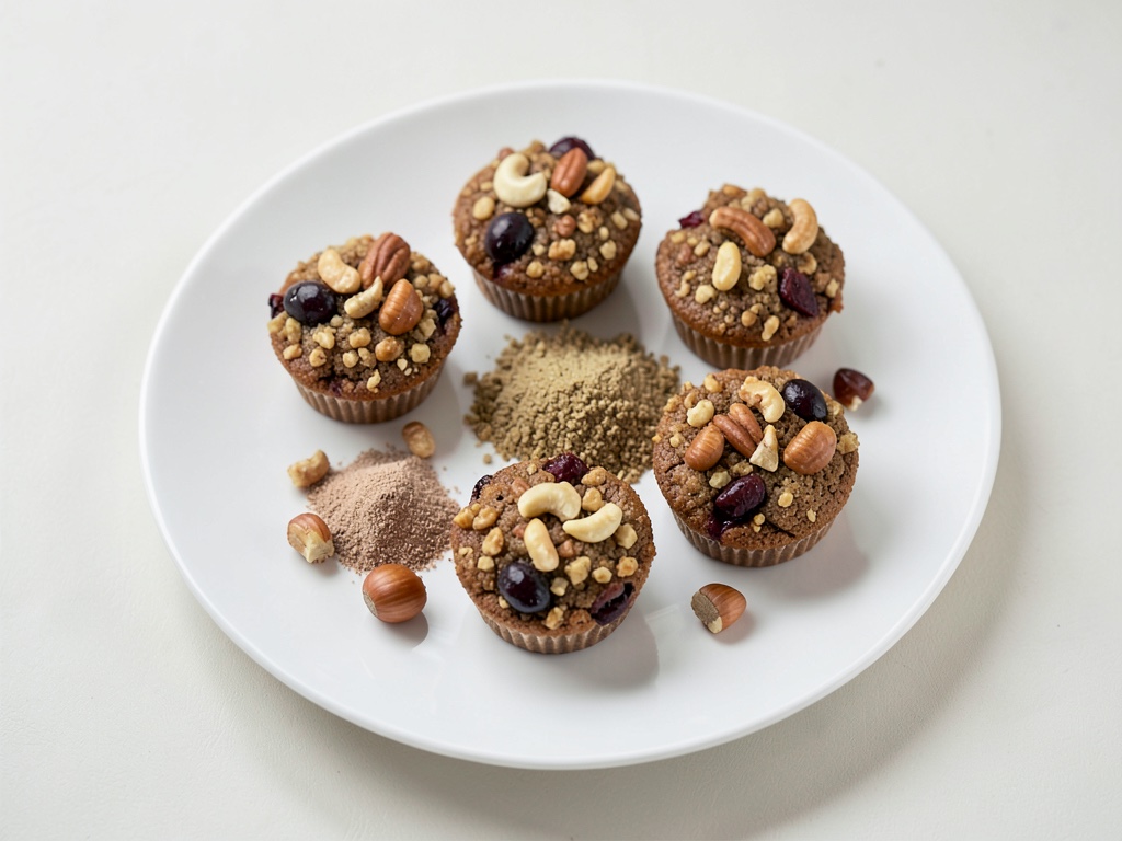 Muffins juteux au blé complet et aux baies