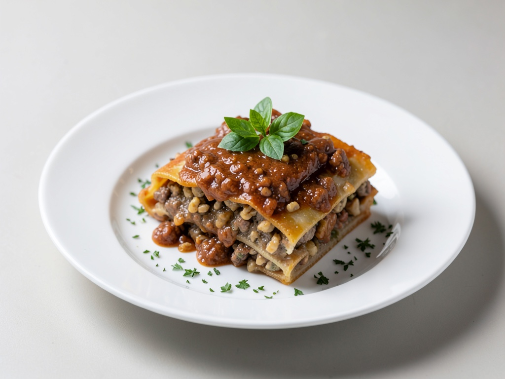 Vollkorn-Lasagne mit Fleischsauce