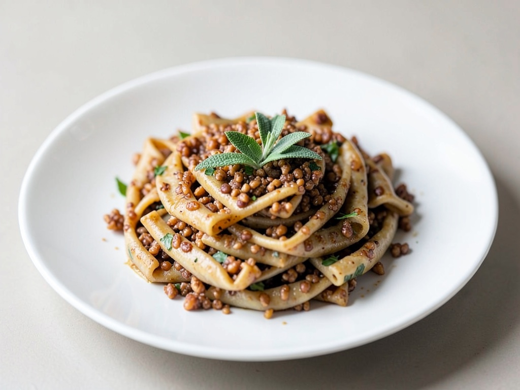 Spätzles complets croustillants à la sauge