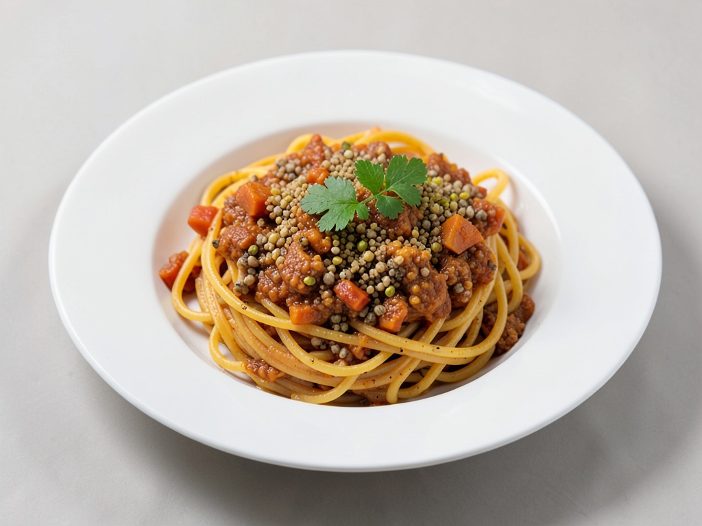Vollkorn-Spaghetti mit Kürbissauce