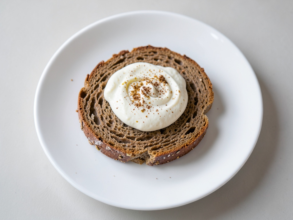Pain complet au fromage frais