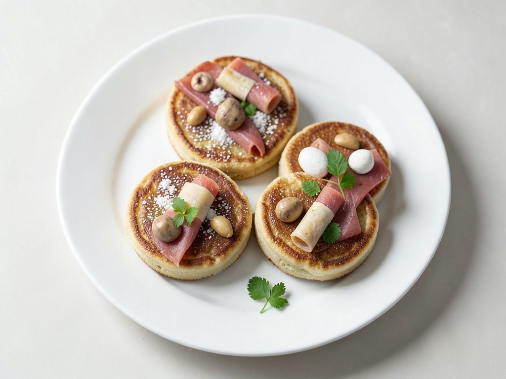 Waffle di patate con salmone affumicato