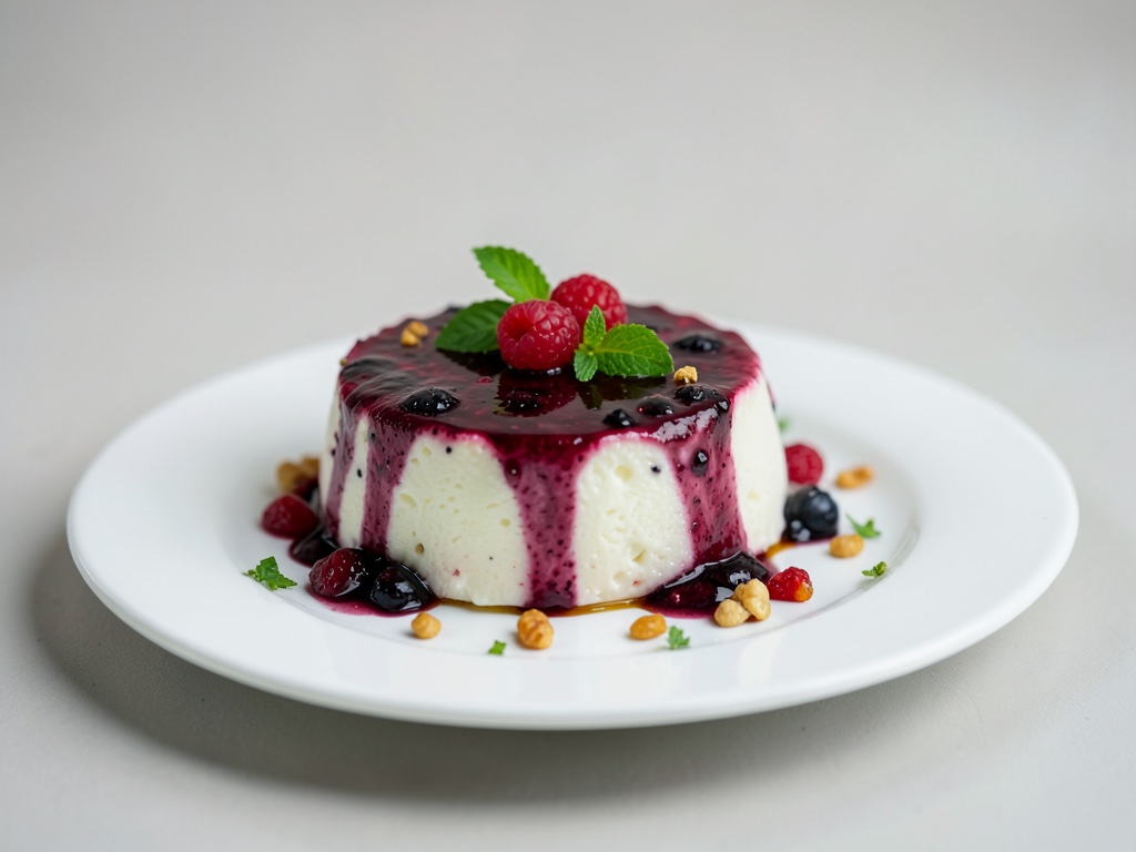 Waldbeer-Pannacotta