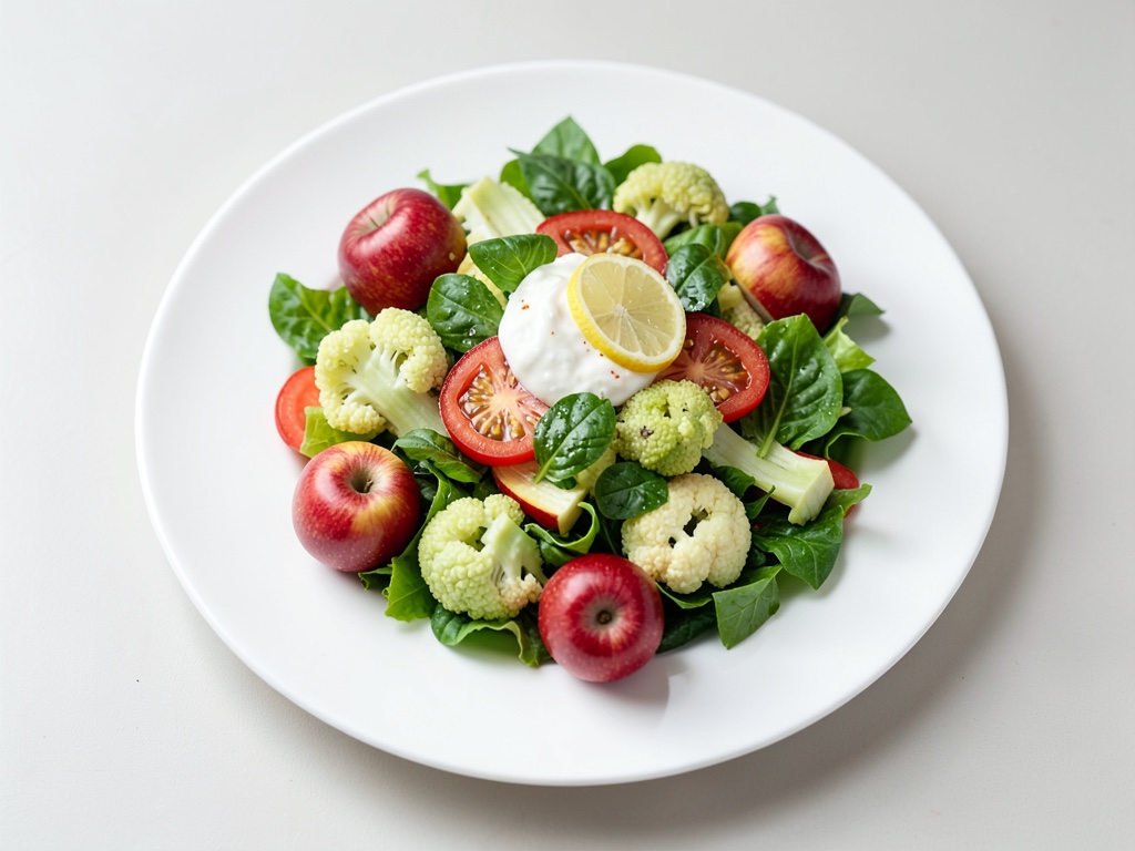 Insalata Waldorf cremosa con noci