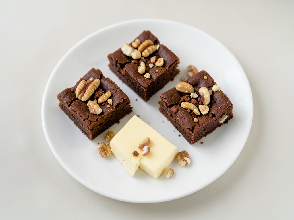 Knusprige Walnuss-Brownies