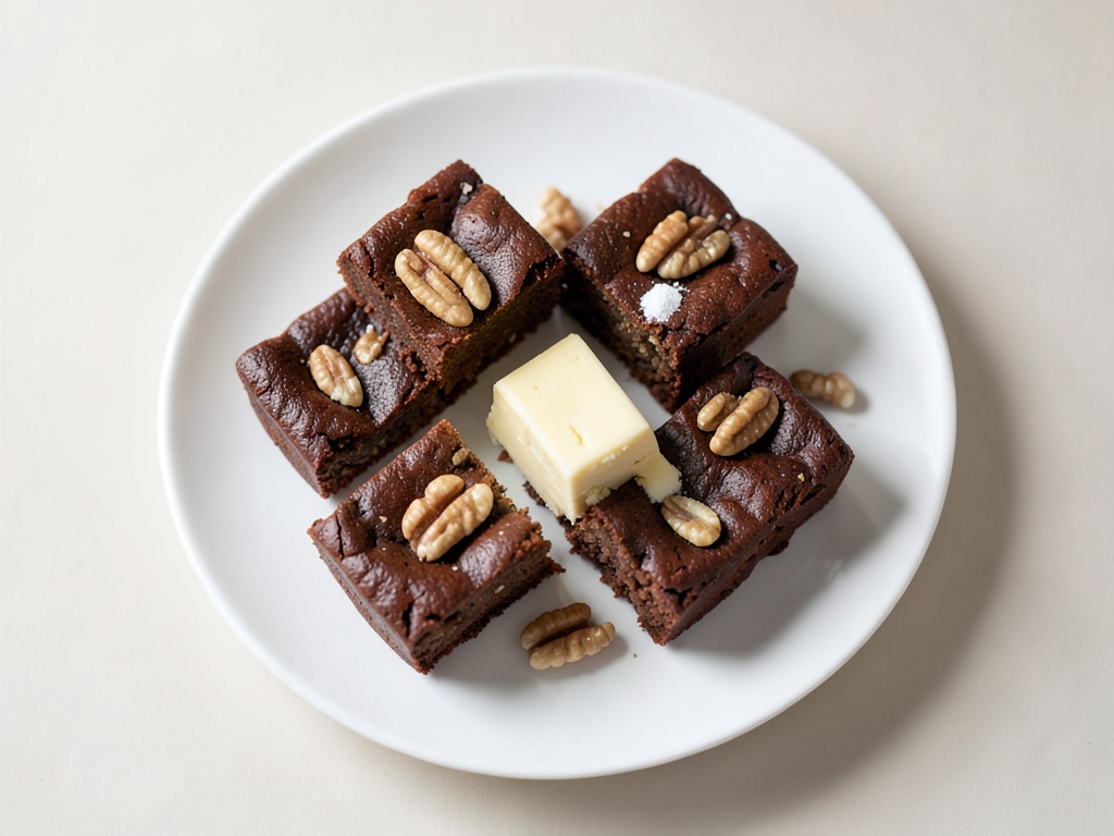 Knusprige Walnuss-Brownies