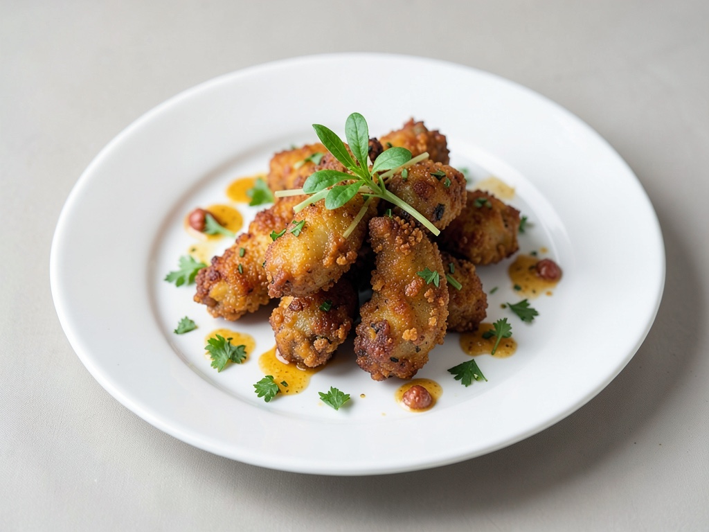 Wan-tan di pollo croccanti