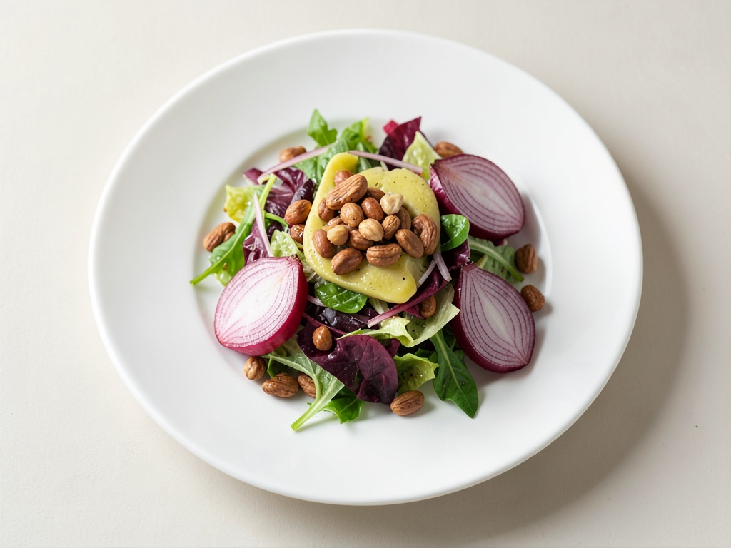 Warmer Grünkohl-Salat mit karamellisierten Zwiebeln