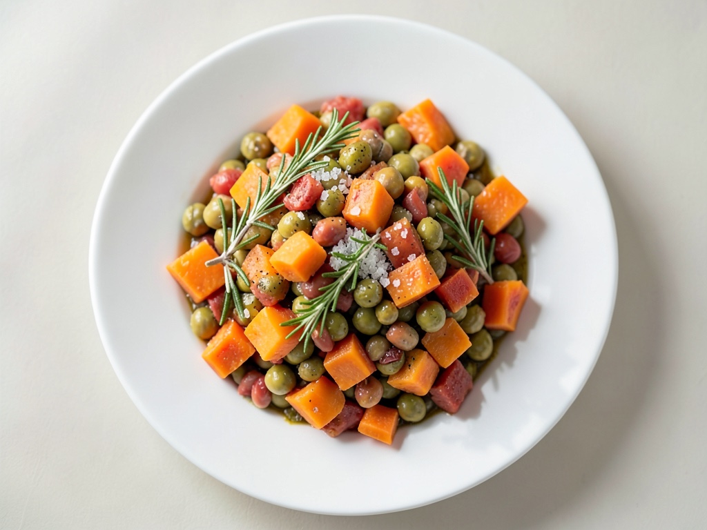 Insalata tiepida di zucca con ceci