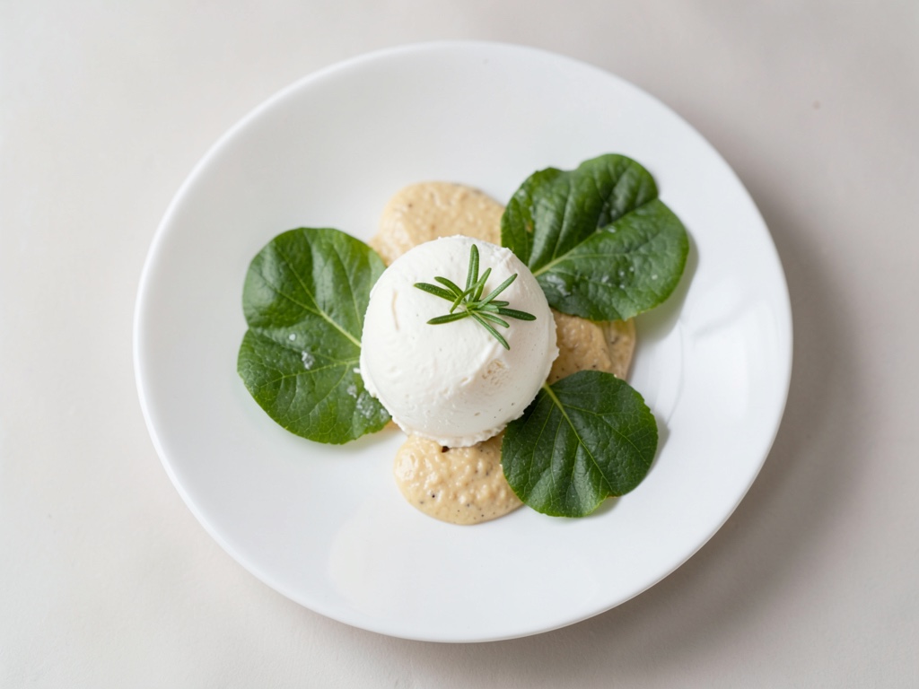 Foglie di vite con formaggio fresco