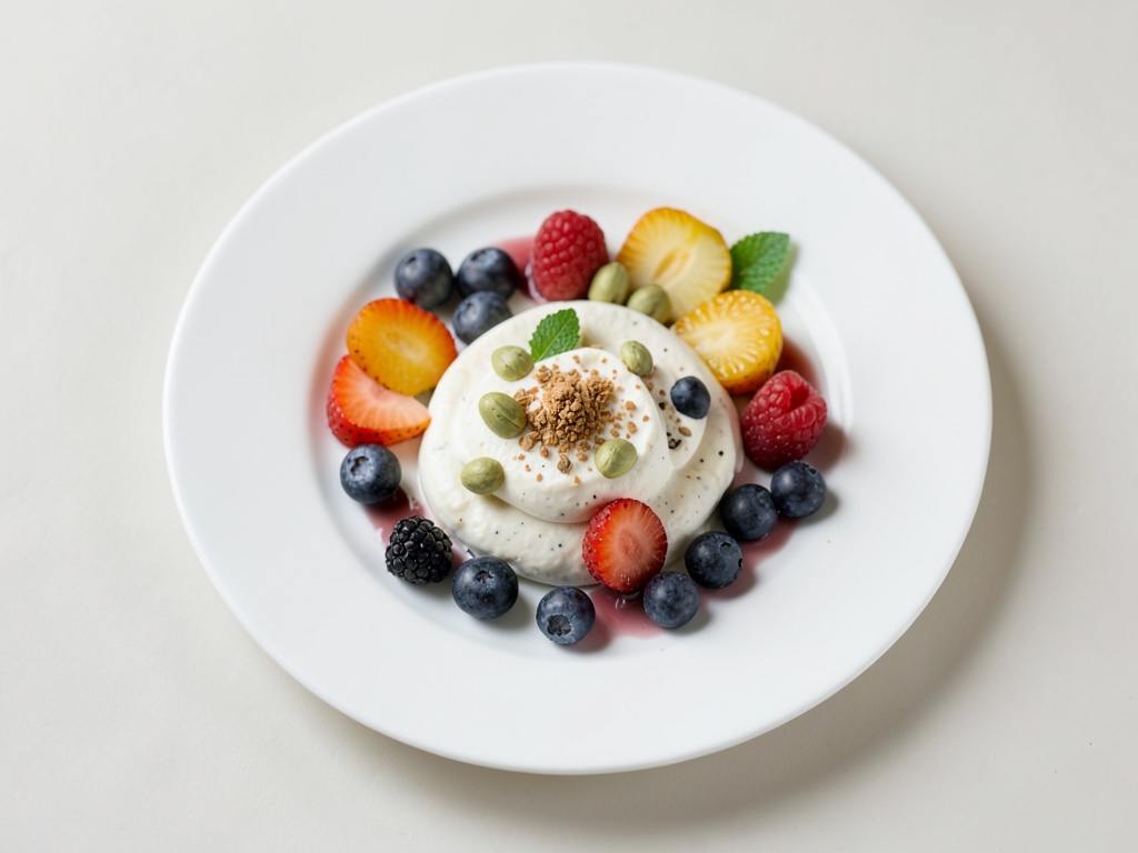 Crema schiumosa fruttata al vino