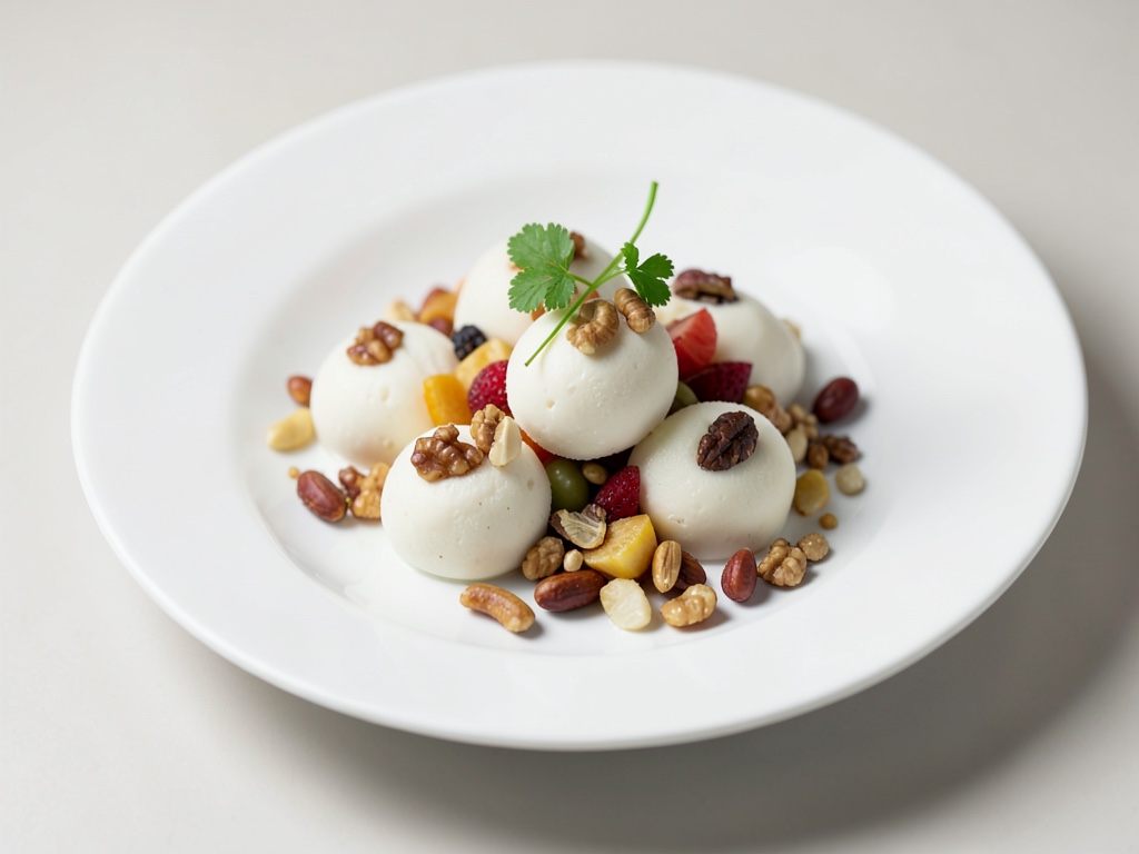 Dischetti croccanti di cioccolato bianco con frutta e noci