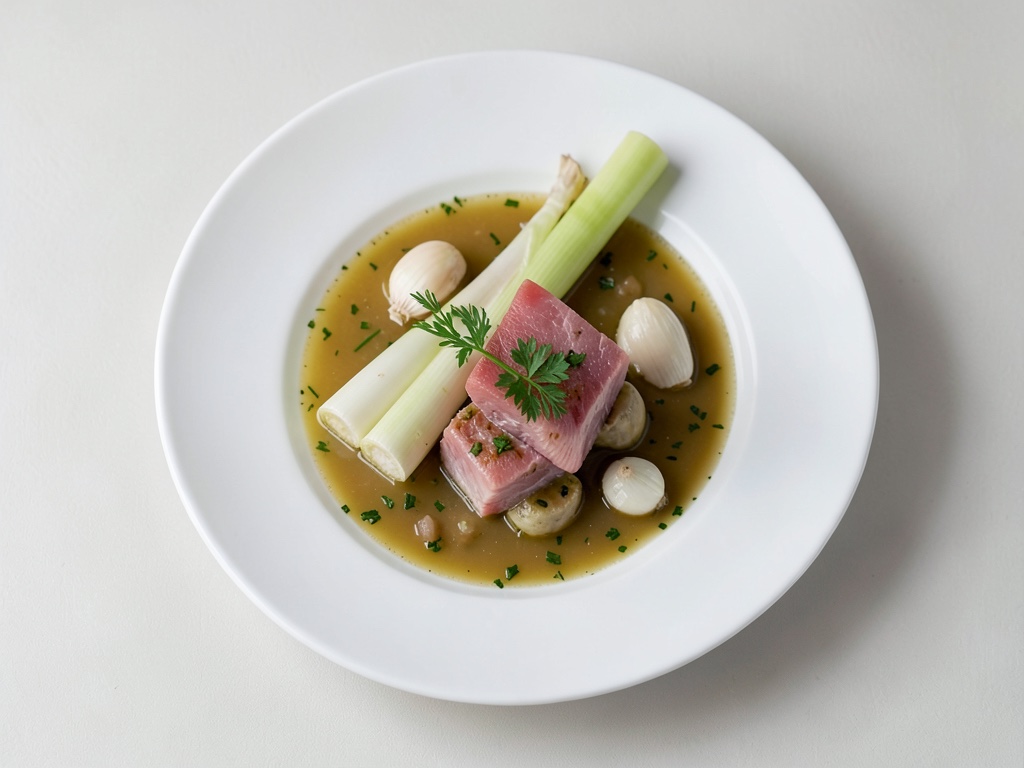 Zander con asparagi bianchi e aroma di senape