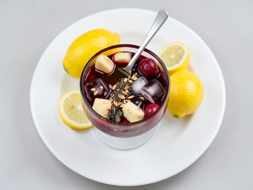 Bowle rinfrescante alla frutta con vino bianco