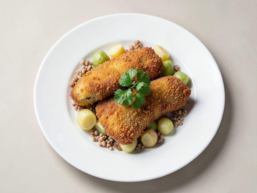 Schnitzel viennese con patate al prezzemolo