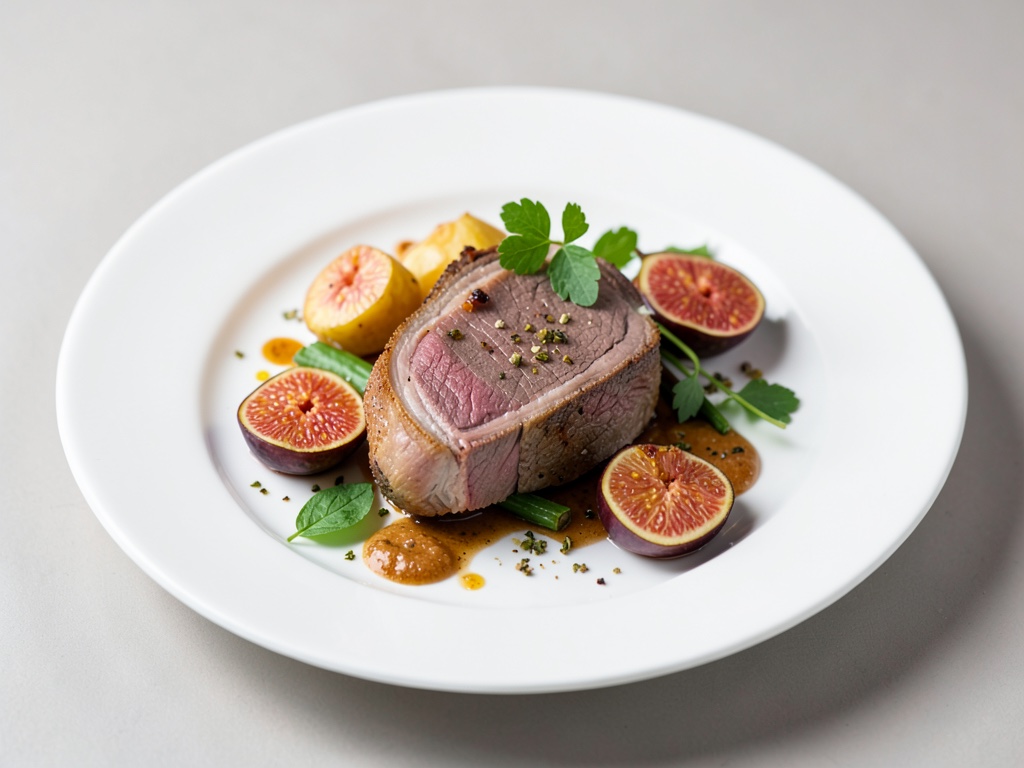 Filetto di cinghiale con fichi