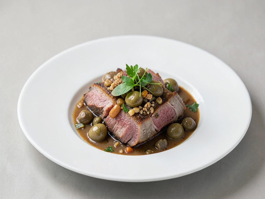 Tenero ragù di cinghiale con morelle