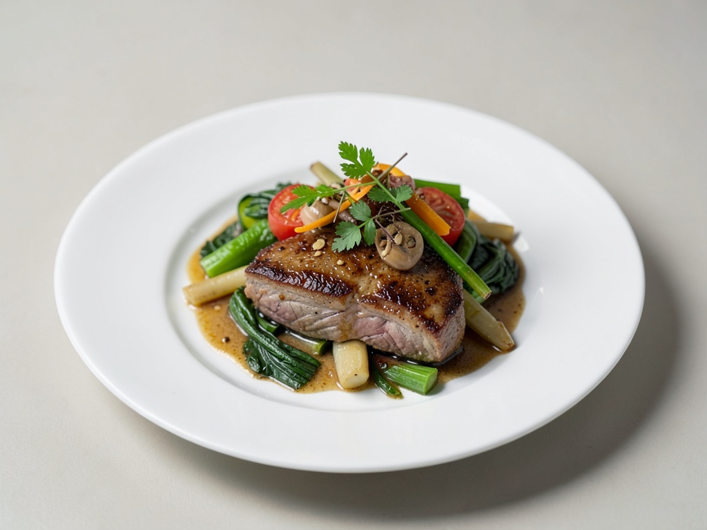 Filetto di maiale veloce con verdure al wok