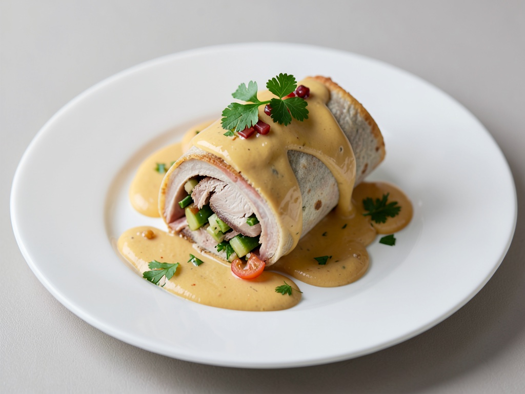 Wrap de pechuga de pavo con mantequilla de cacahuete