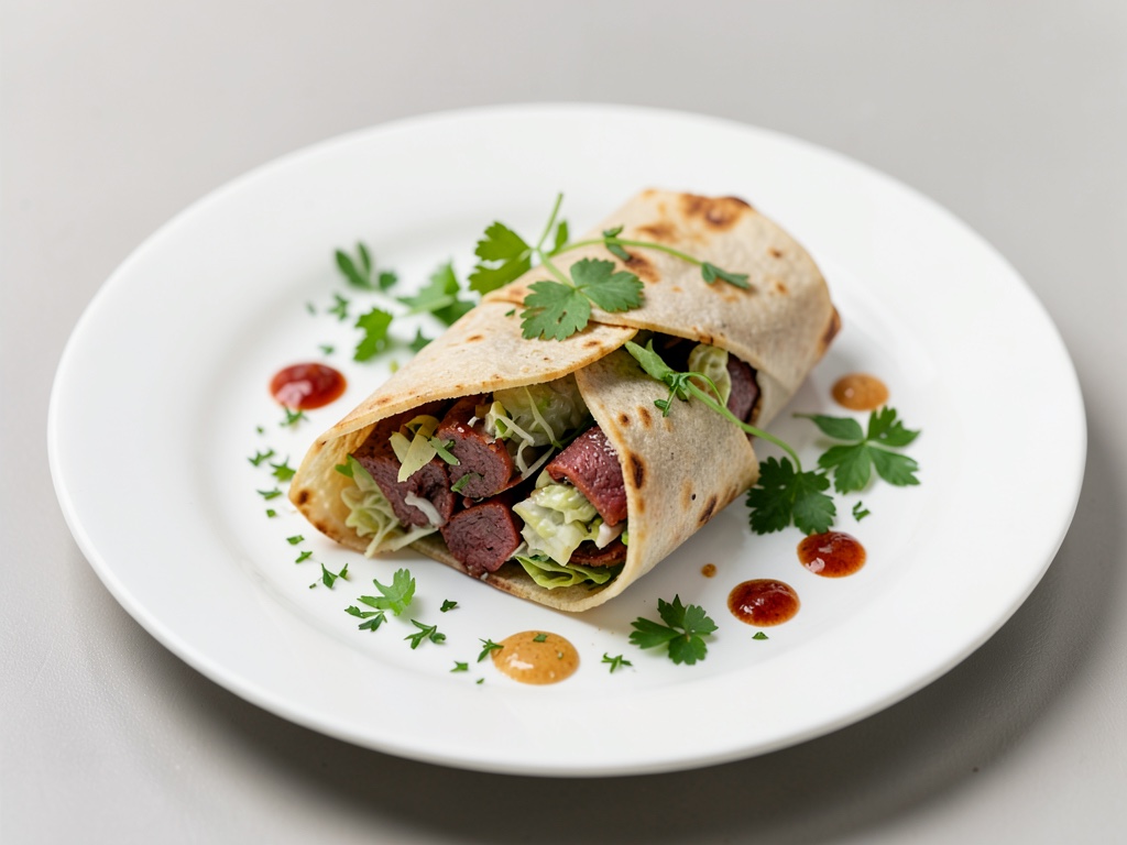 Chorizo-Wraps con ripieno di cavolo e rucola