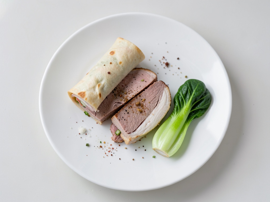 Wrapp croccanti di anatra con verdure fresche