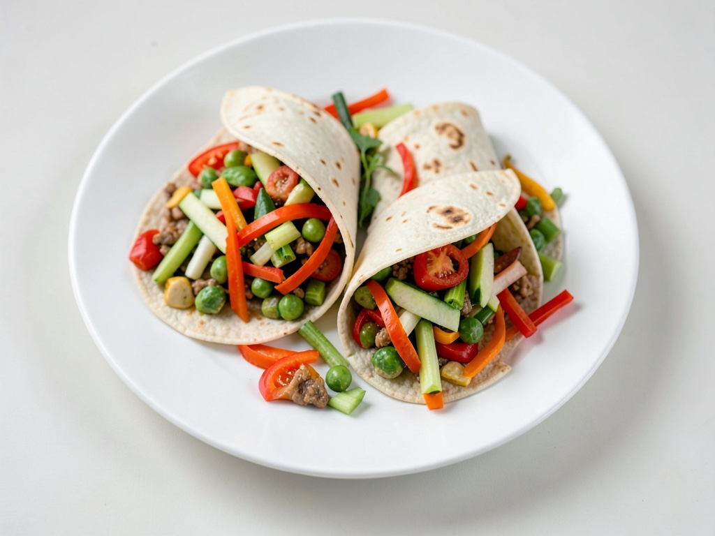 Wraps con ripieno di verdure