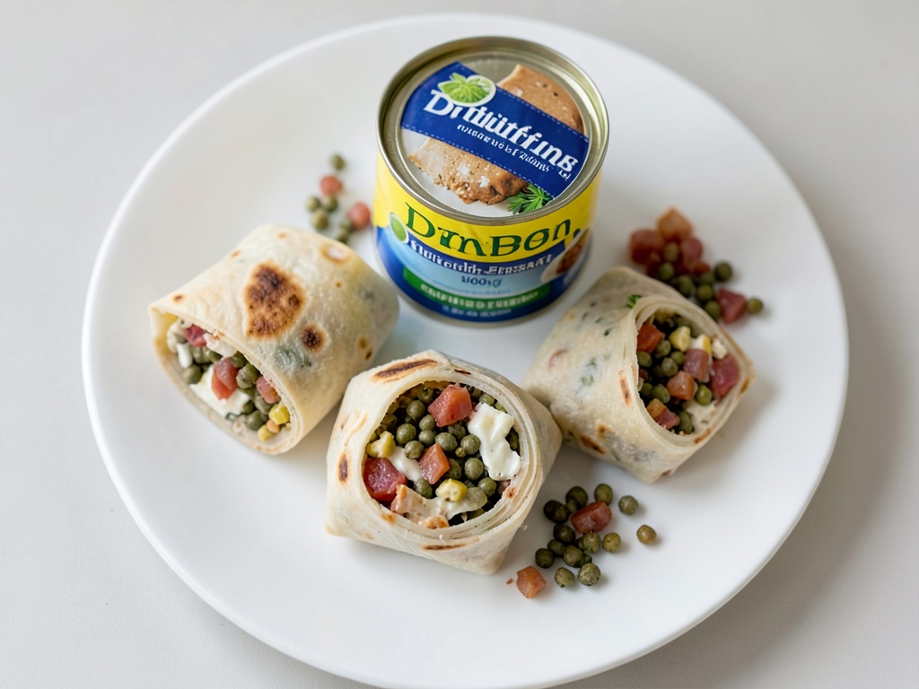 Wraps al salato di tonno e uova