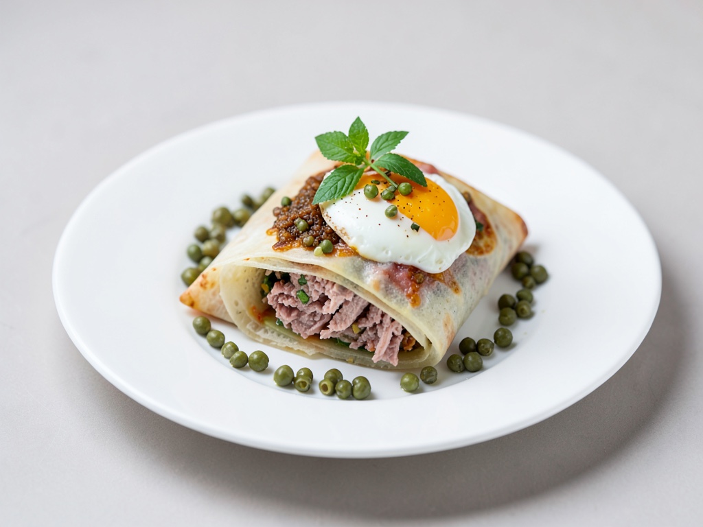 Wraps al tonno con uova e capperi