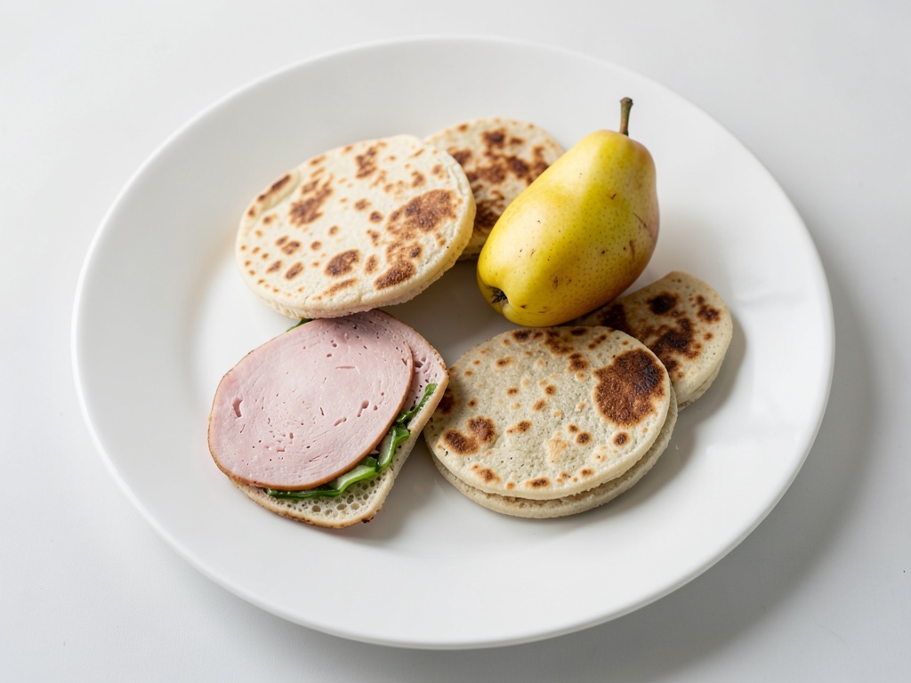 Wrapp fruttati e aromatici con prosciutto