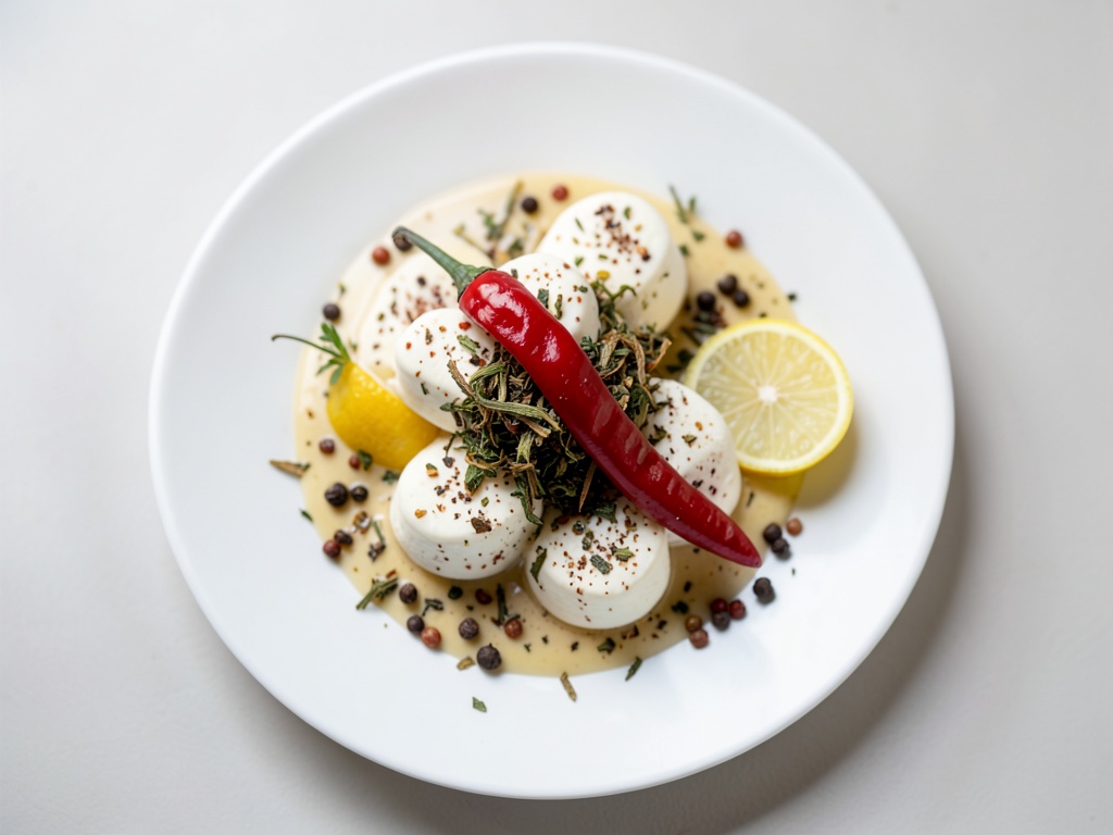 Mozzarella mini marinato e speziato