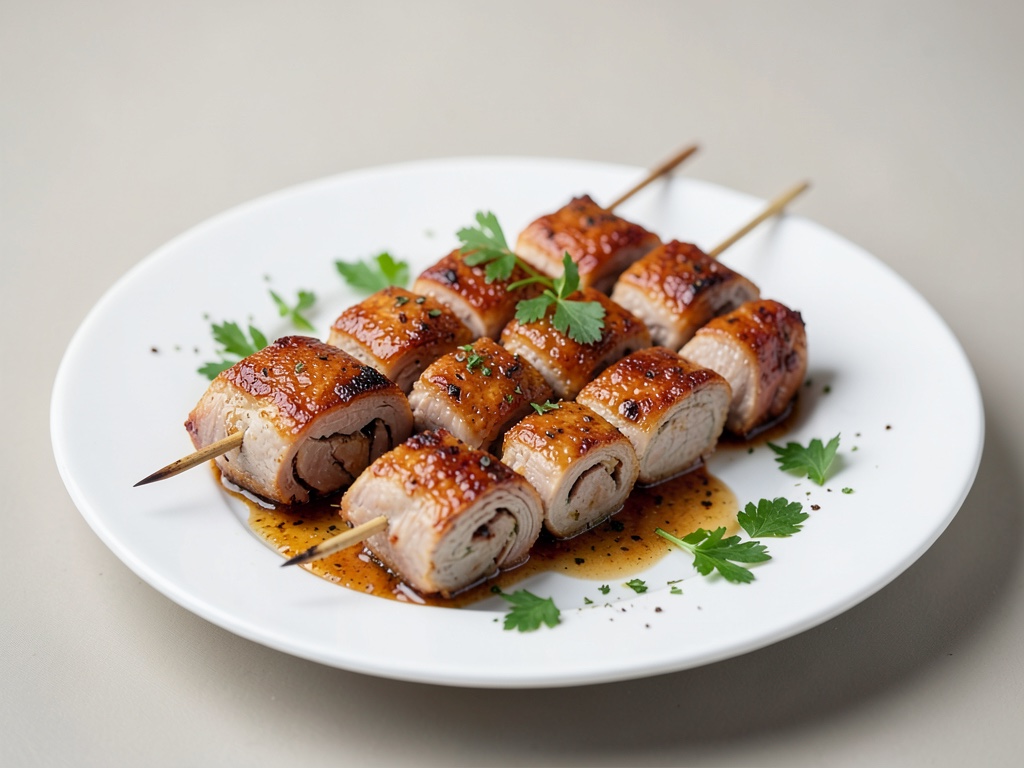 Spiedini di tacchino speziati