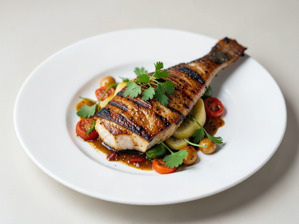 Pesce alla griglia piccante