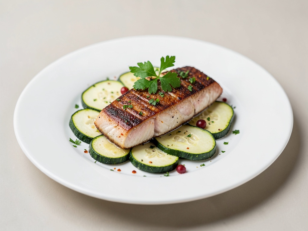 Zanderfilet auf Zucchini