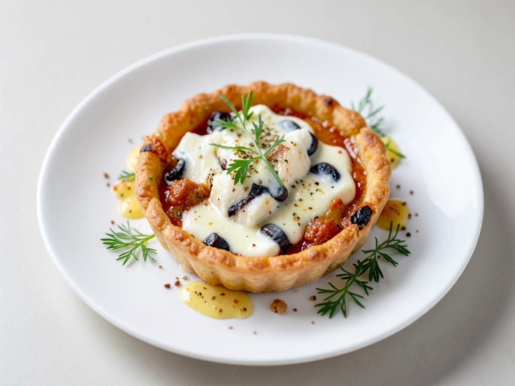 Tortine di formaggio di capra e cipolla