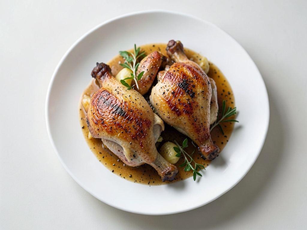 Pollo croccante con limone e patate