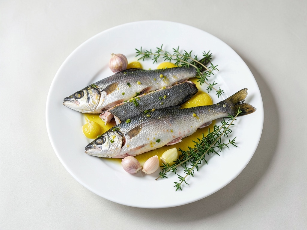 Trote con limone e erbe