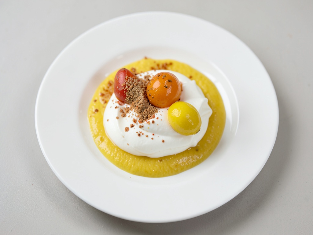 Granita al limone con panna