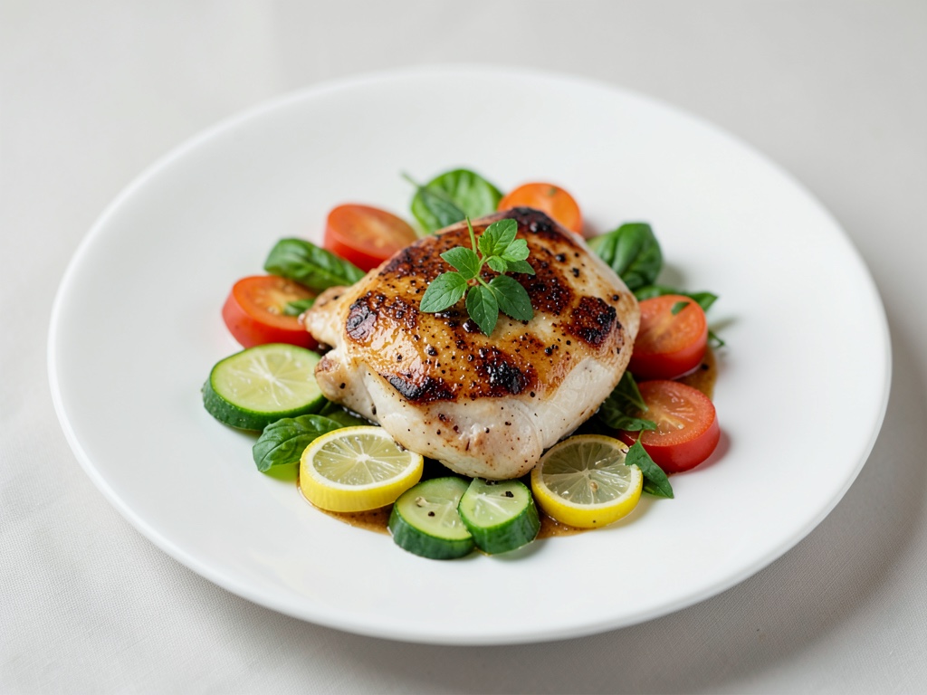 Pollo al limone con verdure