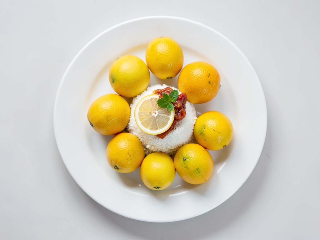 Sorbet al limone fresco nelle bucce di limone